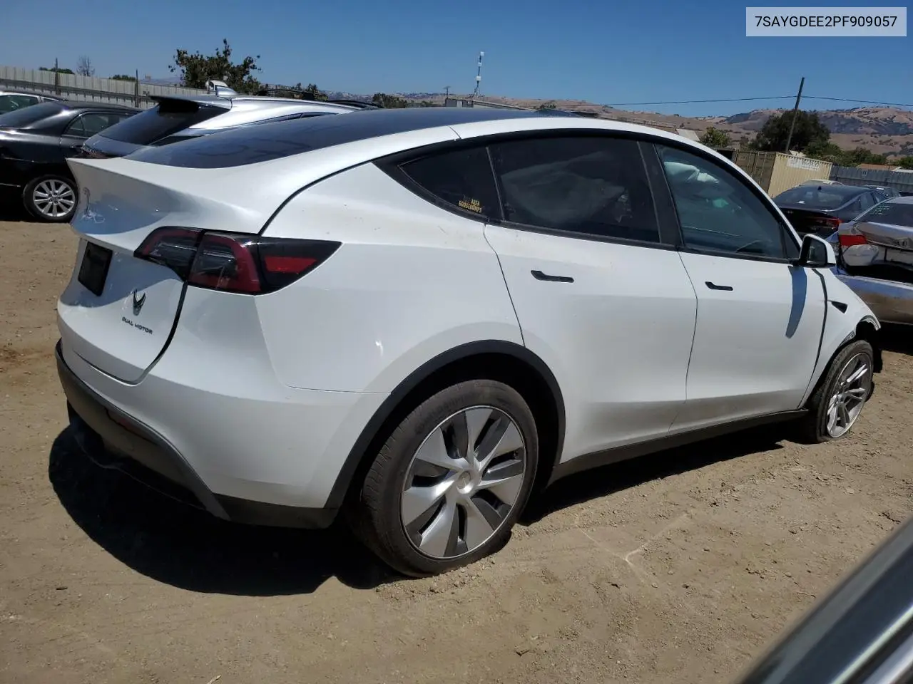 2023 Tesla Model Y VIN: 7SAYGDEE2PF909057 Lot: 64988675