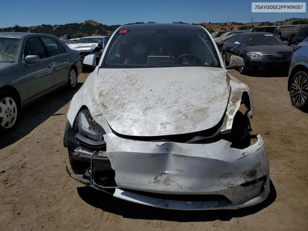 2023 Tesla Model Y VIN: 7SAYGDEE2PF909057 Lot: 64988675