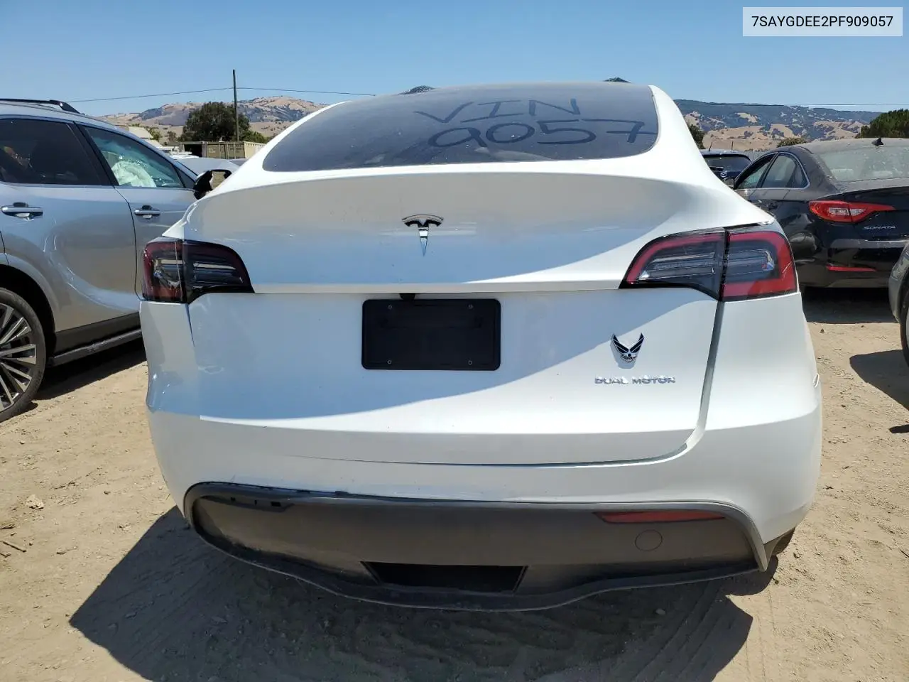 2023 Tesla Model Y VIN: 7SAYGDEE2PF909057 Lot: 64988675