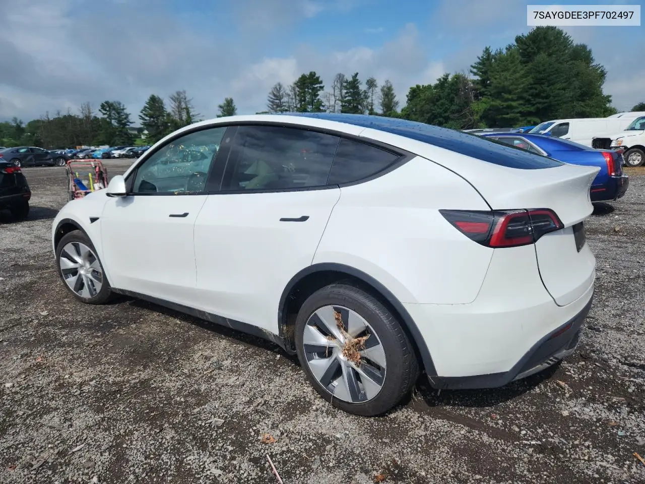 2023 Tesla Model Y VIN: 7SAYGDEE3PF702497 Lot: 64995825