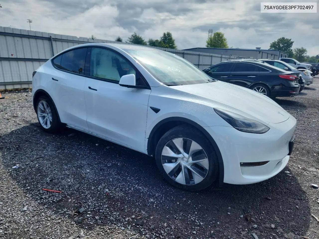 2023 Tesla Model Y VIN: 7SAYGDEE3PF702497 Lot: 64995825