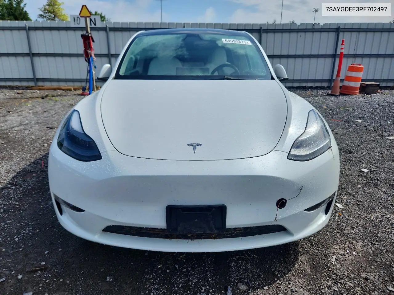 2023 Tesla Model Y VIN: 7SAYGDEE3PF702497 Lot: 64995825