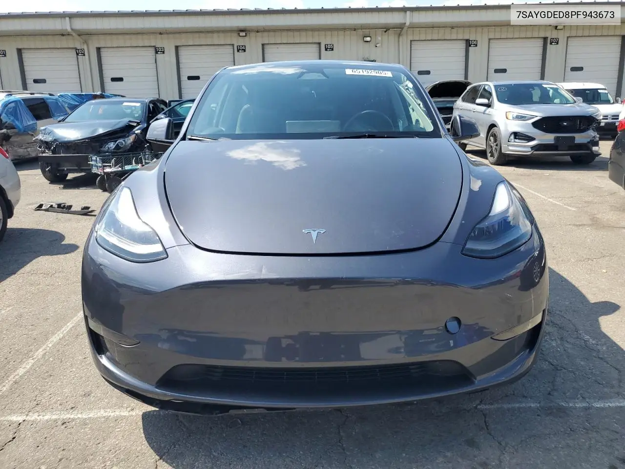 2023 Tesla Model Y VIN: 7SAYGDED8PF943673 Lot: 65192905