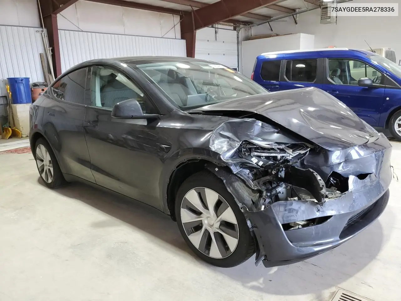 2024 Tesla Model Y VIN: 7SAYGDEE5RA278336 Lot: 53654675
