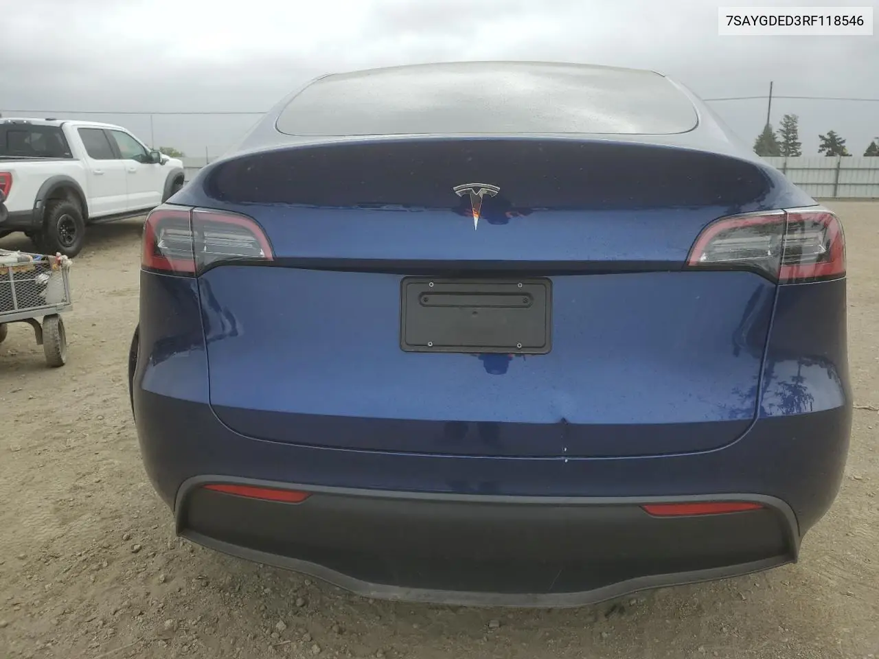 2024 Tesla Model Y VIN: 7SAYGDED3RF118546 Lot: 56573375