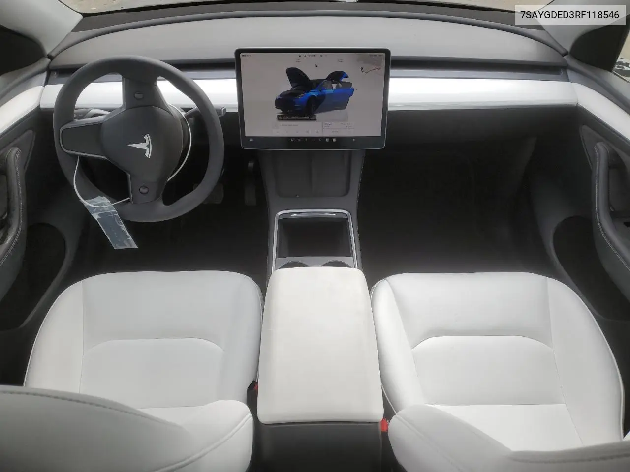 2024 Tesla Model Y VIN: 7SAYGDED3RF118546 Lot: 56573375