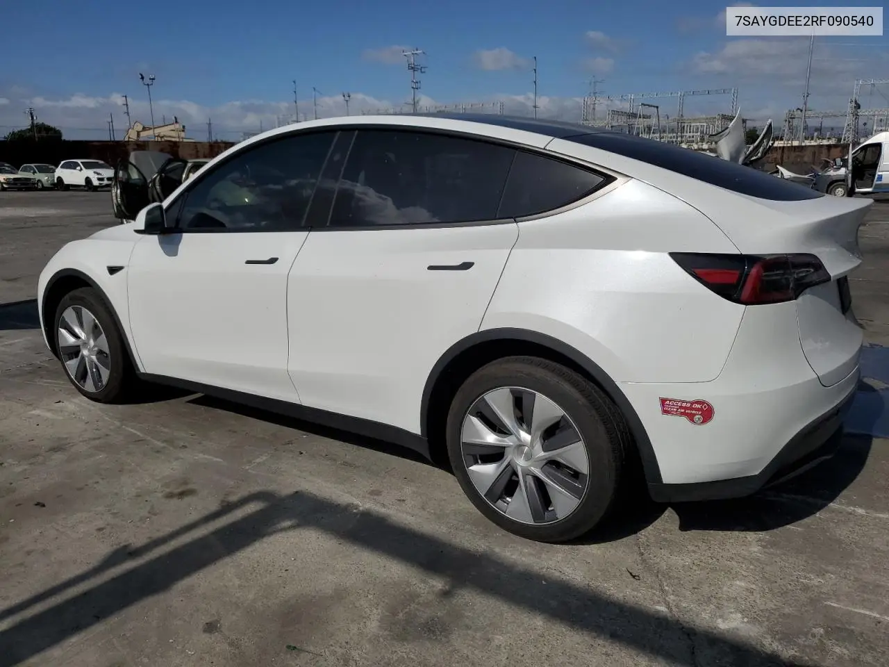 2024 Tesla Model Y VIN: 7SAYGDEE2RF090540 Lot: 56684505