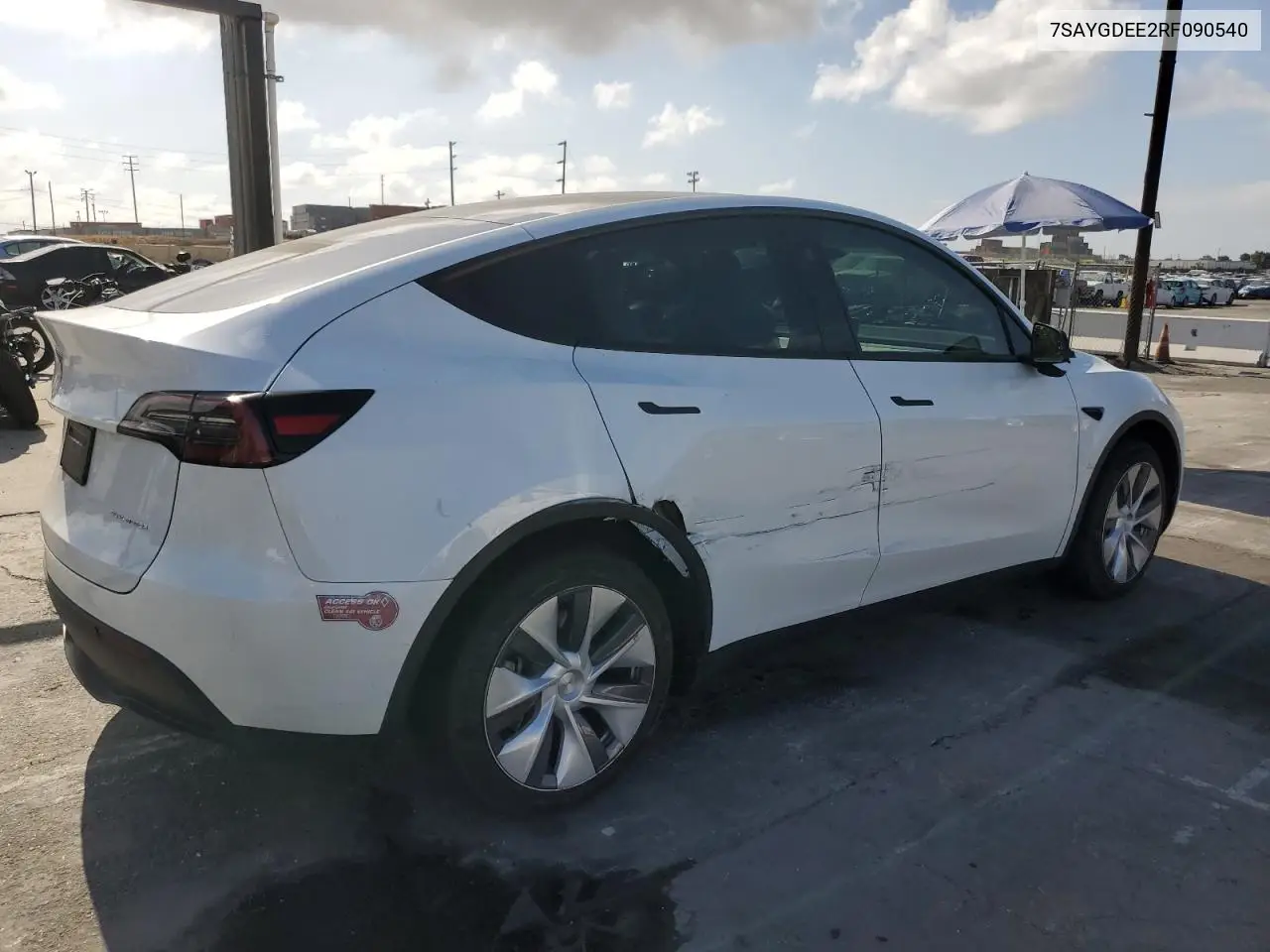 2024 Tesla Model Y VIN: 7SAYGDEE2RF090540 Lot: 56684505