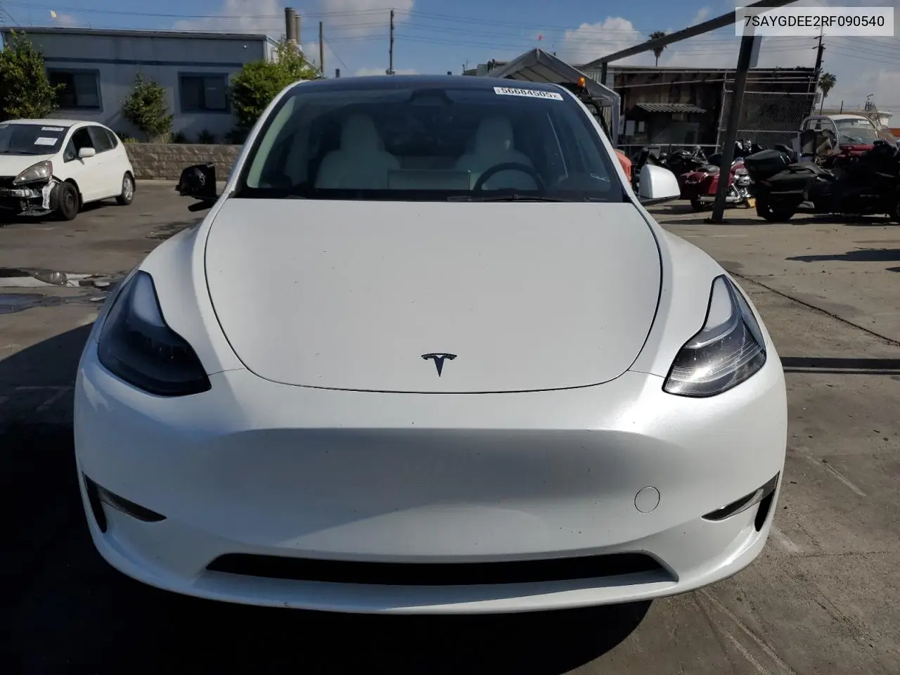 2024 Tesla Model Y VIN: 7SAYGDEE2RF090540 Lot: 56684505