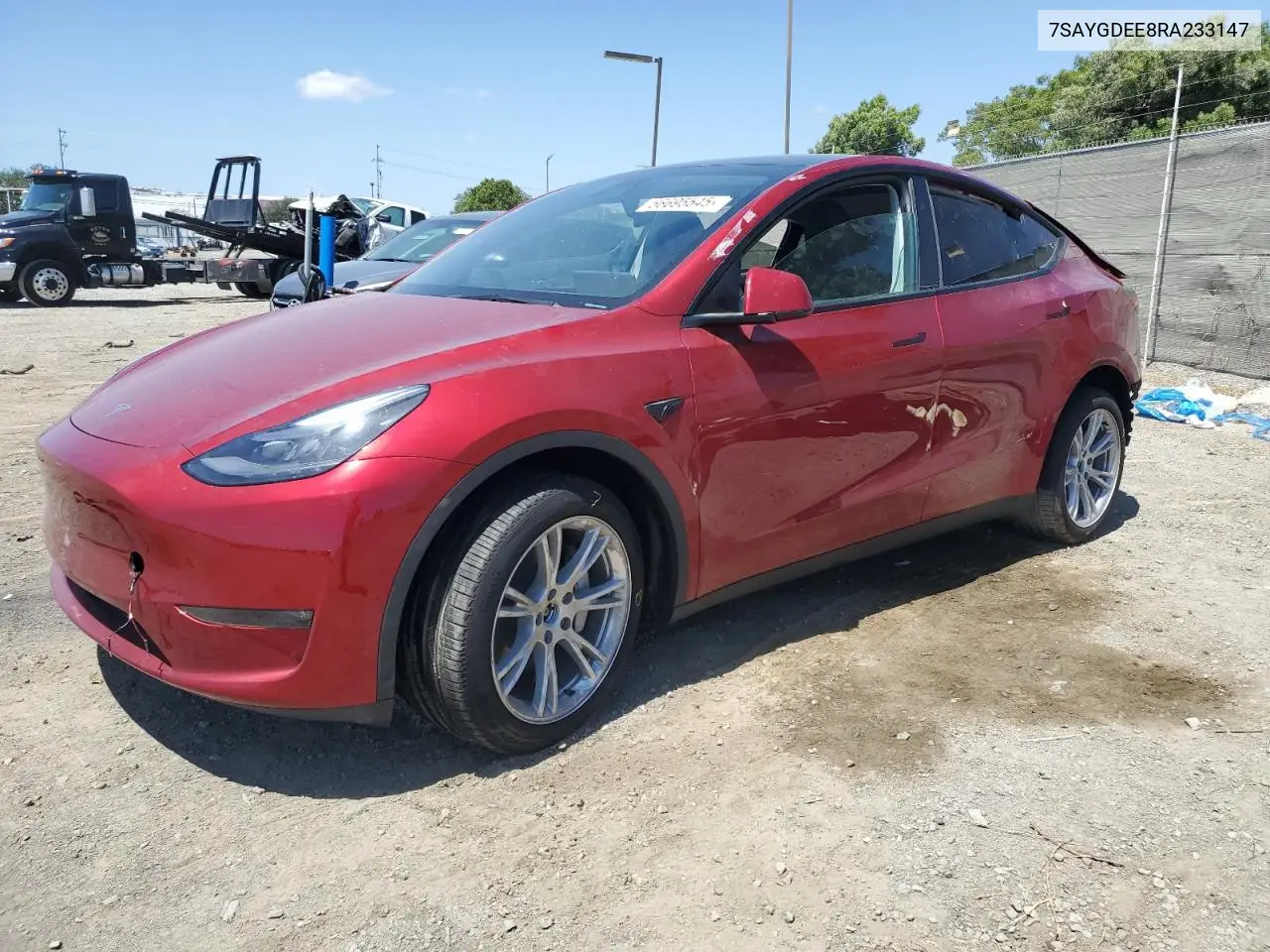 7saygdee8ra233147 7SAYGDEE8RA233147 2024 Tesla Model Y