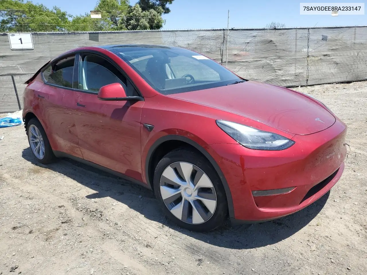 7saygdee8ra233147 7SAYGDEE8RA233147 2024 Tesla Model Y