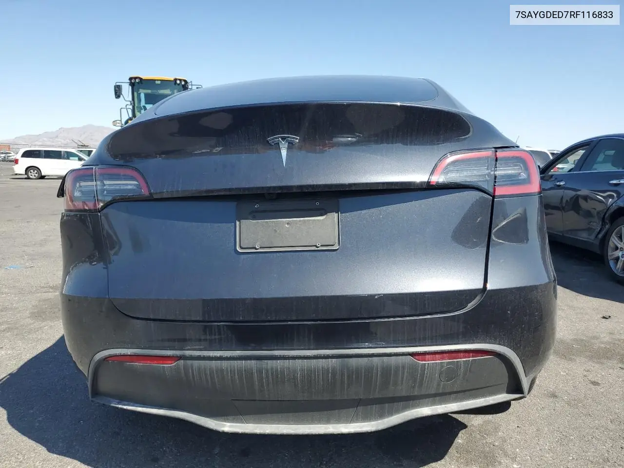 2024 Tesla Model Y VIN: 7SAYGDED7RF116833 Lot: 58777785