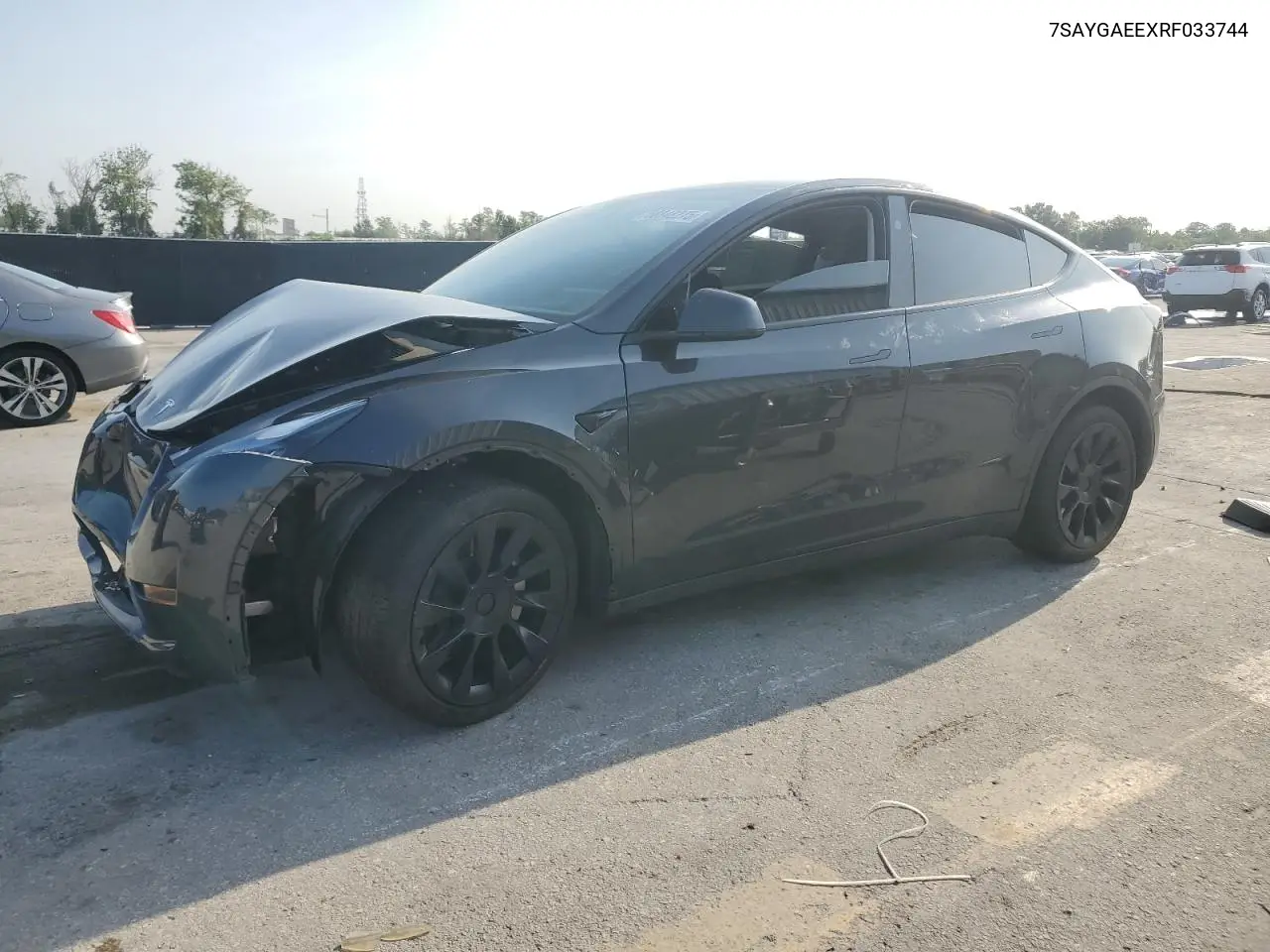 2024 Tesla Model Y VIN: 7SAYGAEEXRF033744 Lot: 58848275