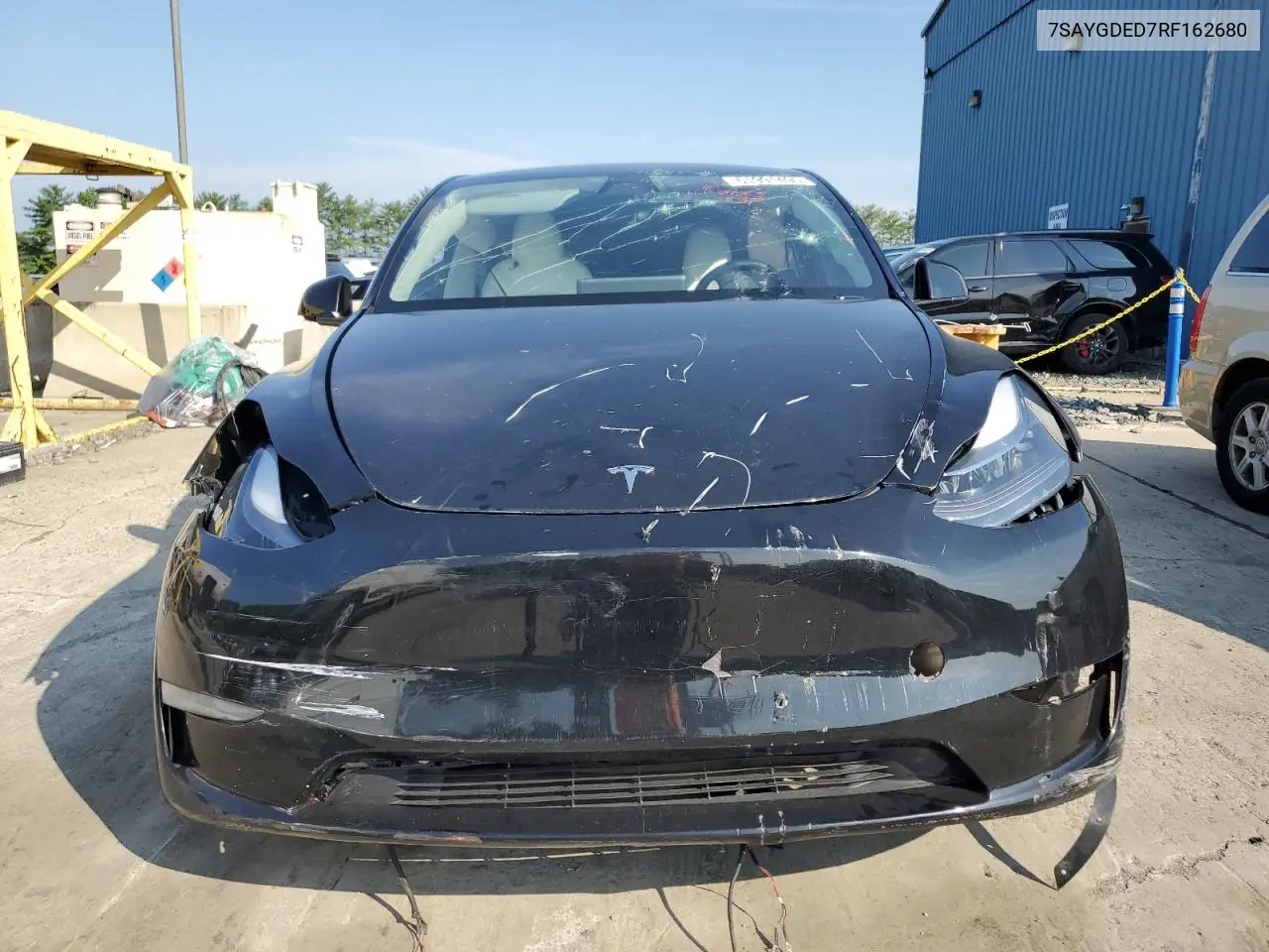2024 Tesla Model Y VIN: 7SAYGDED7RF162680 Lot: 61991495