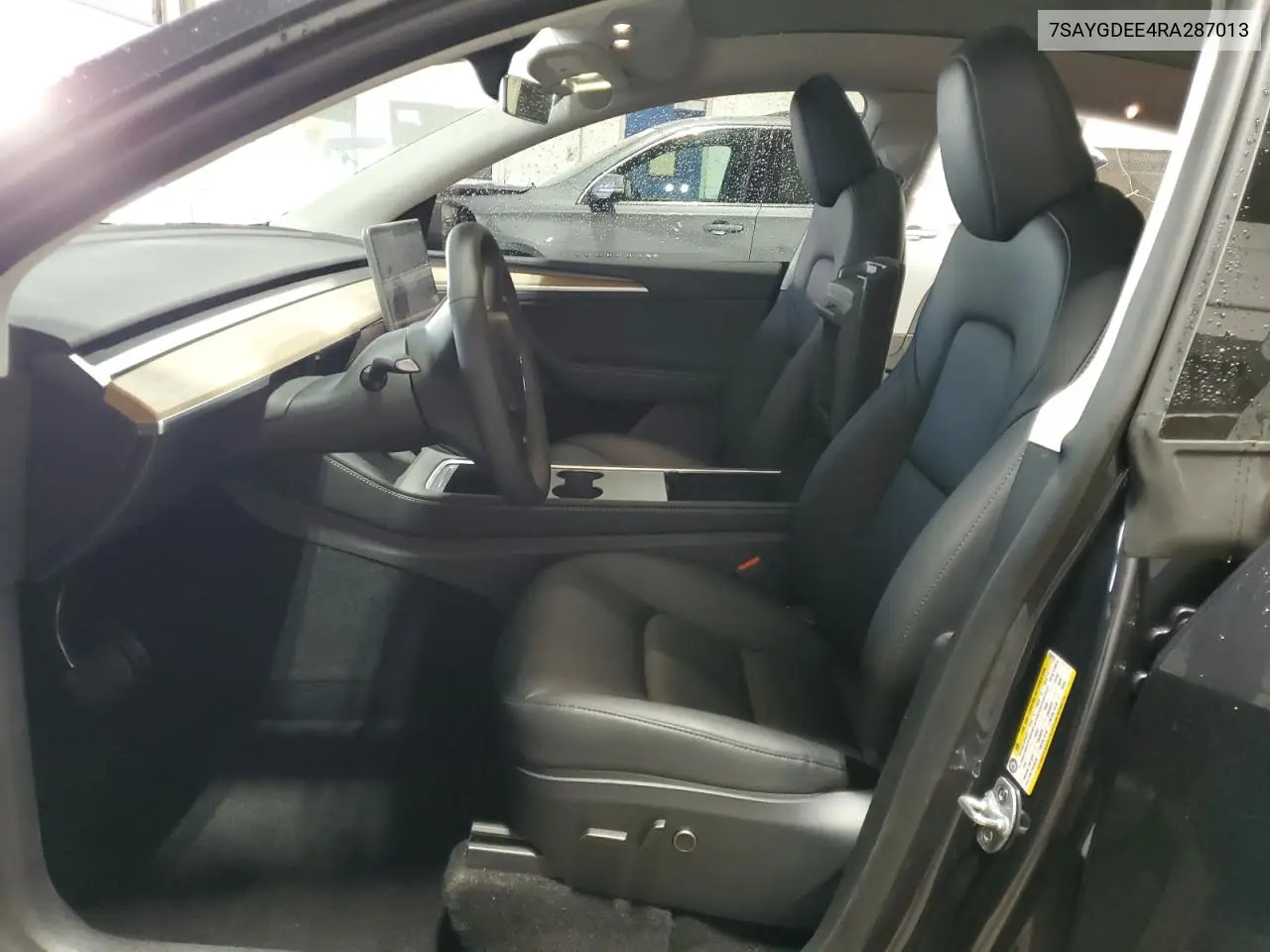 2024 Tesla Model Y VIN: 7SAYGDEE4RA287013 Lot: 62396055