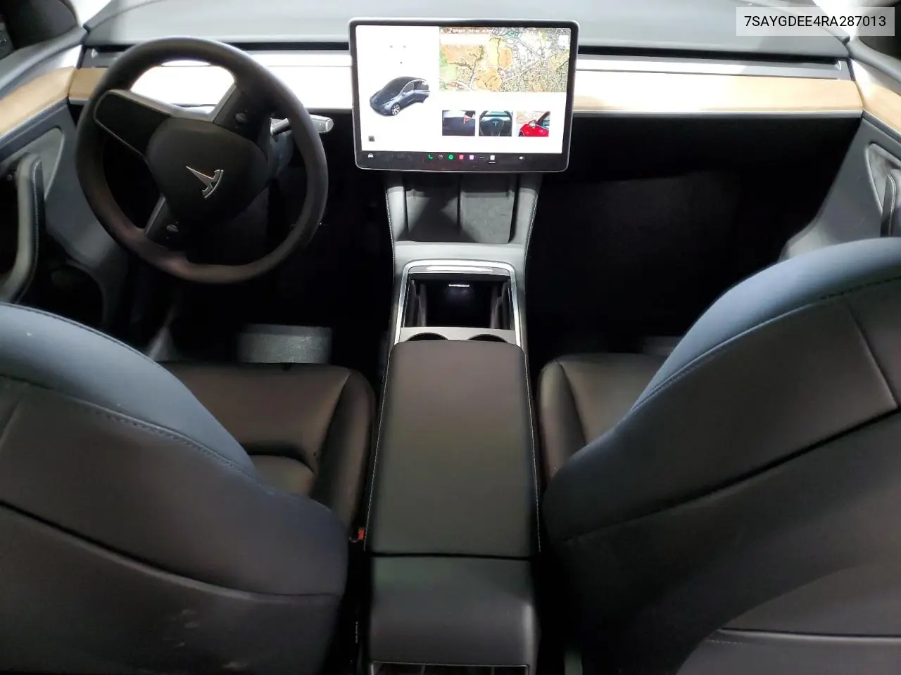 2024 Tesla Model Y VIN: 7SAYGDEE4RA287013 Lot: 62396055