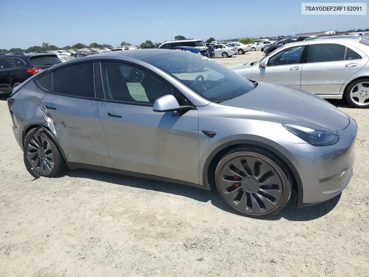 2024 Tesla Model Y VIN: 7SAYGDEF2RF152091 Lot: 62588285