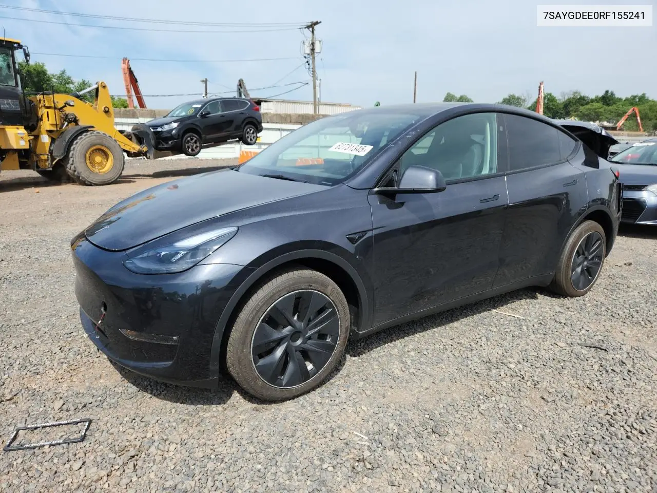 2024 Tesla Model Y VIN: 7SAYGDEE0RF155241 Lot: 62731345