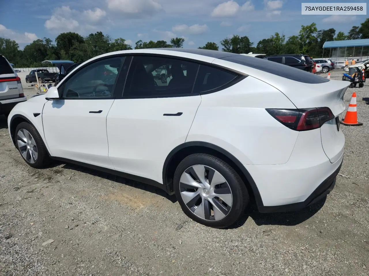 2024 Tesla Model Y VIN: 7SAYGDEE1RA259458 Lot: 62735315