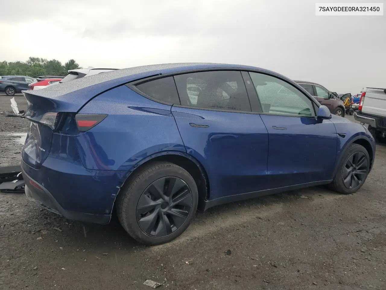 2024 Tesla Model Y VIN: 7SAYGDEE0RA321450 Lot: 62895085