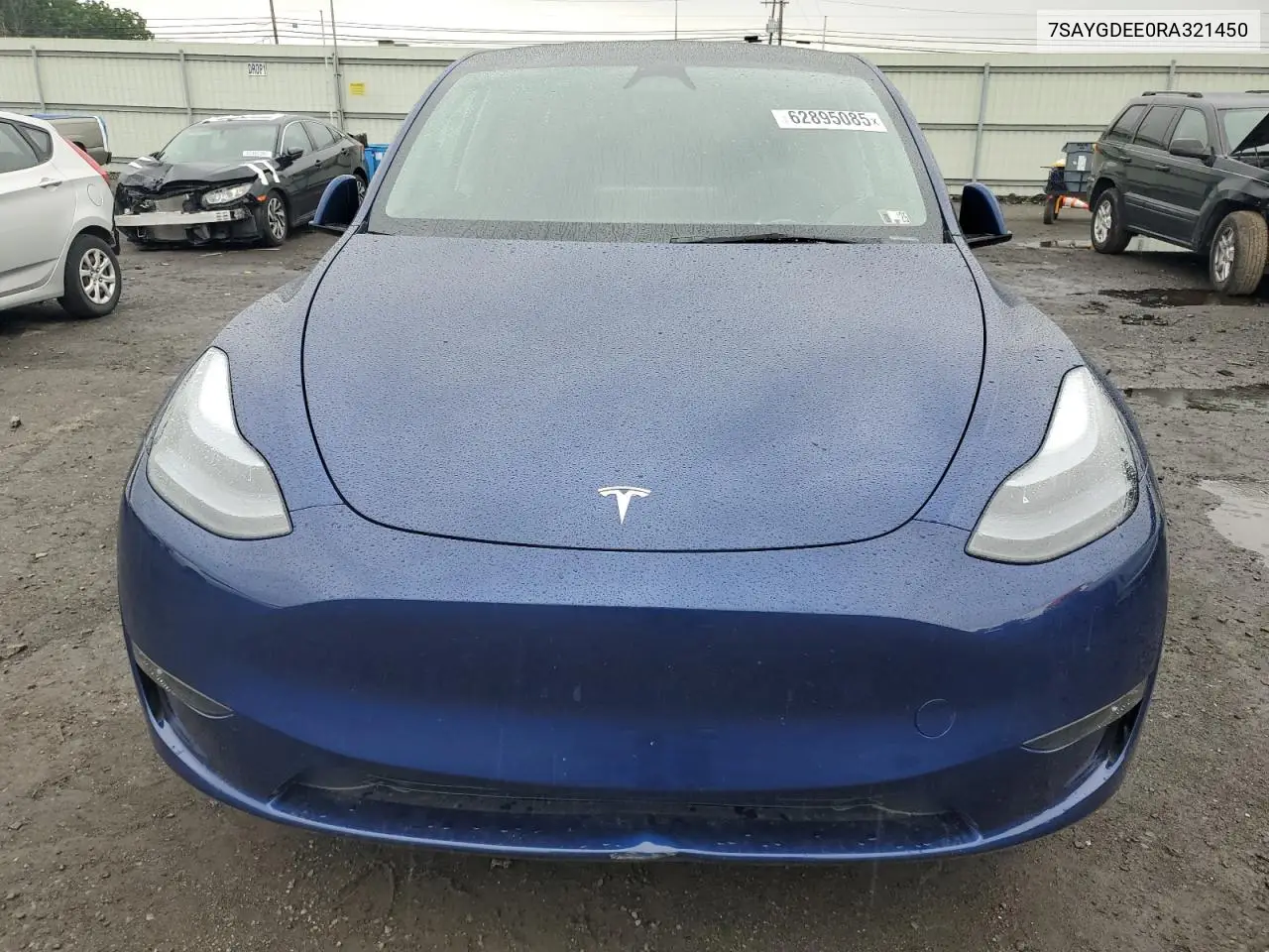 2024 Tesla Model Y VIN: 7SAYGDEE0RA321450 Lot: 62895085