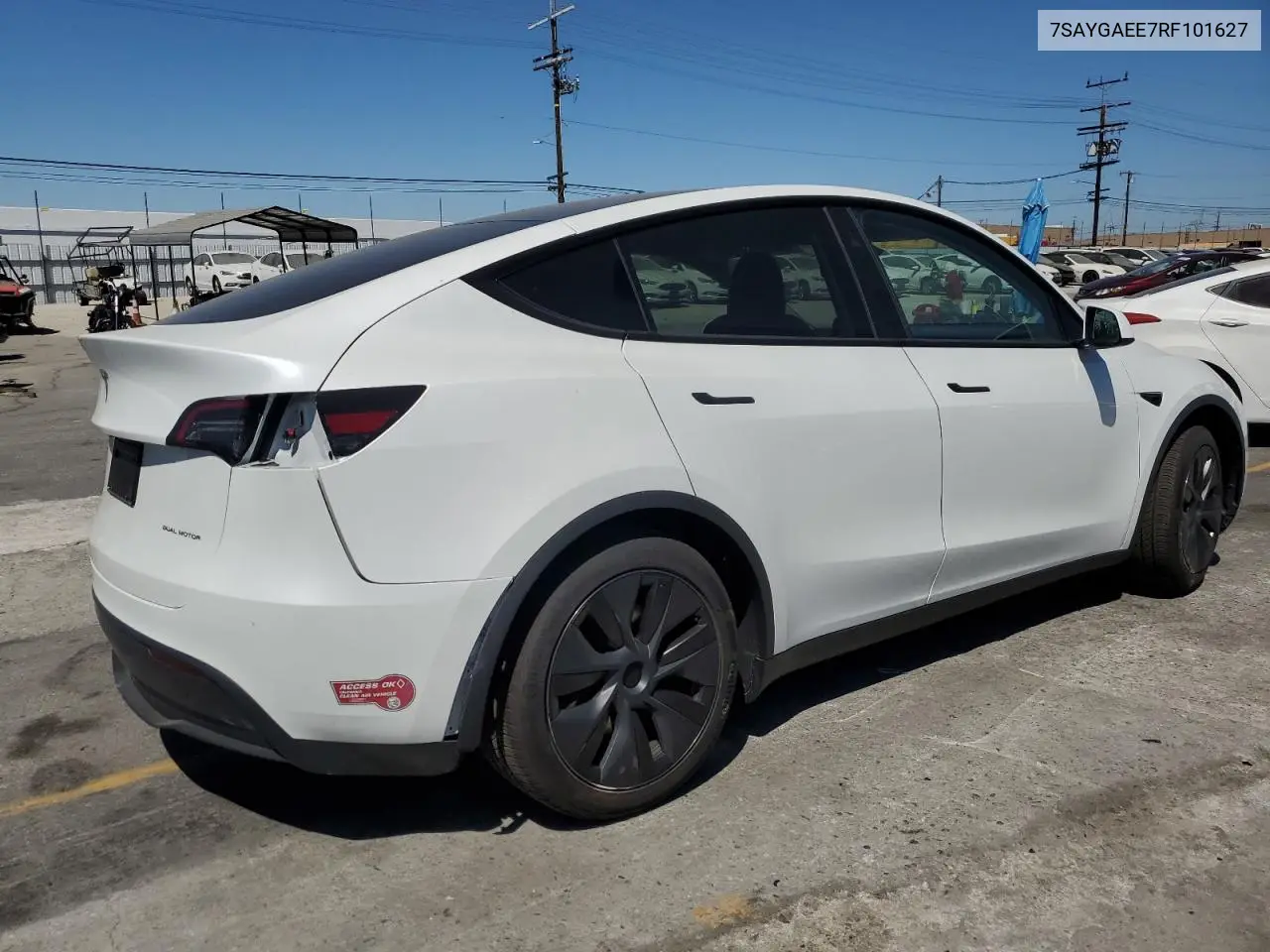 7saygaee7rf101627 7SAYGAEE7RF101627 2024 Tesla Model Y