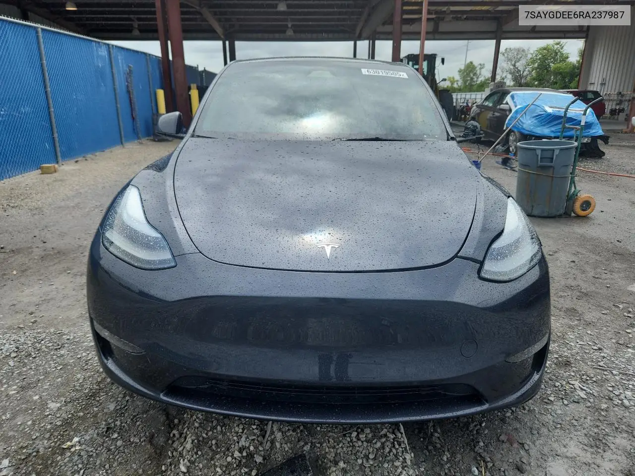2024 Tesla Model Y VIN: 7SAYGDEE6RA237987 Lot: 63019505