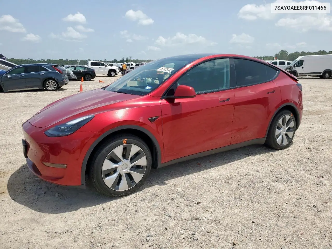 2024 Tesla Model Y VIN: 7SAYGAEE8RF011466 Lot: 63335145