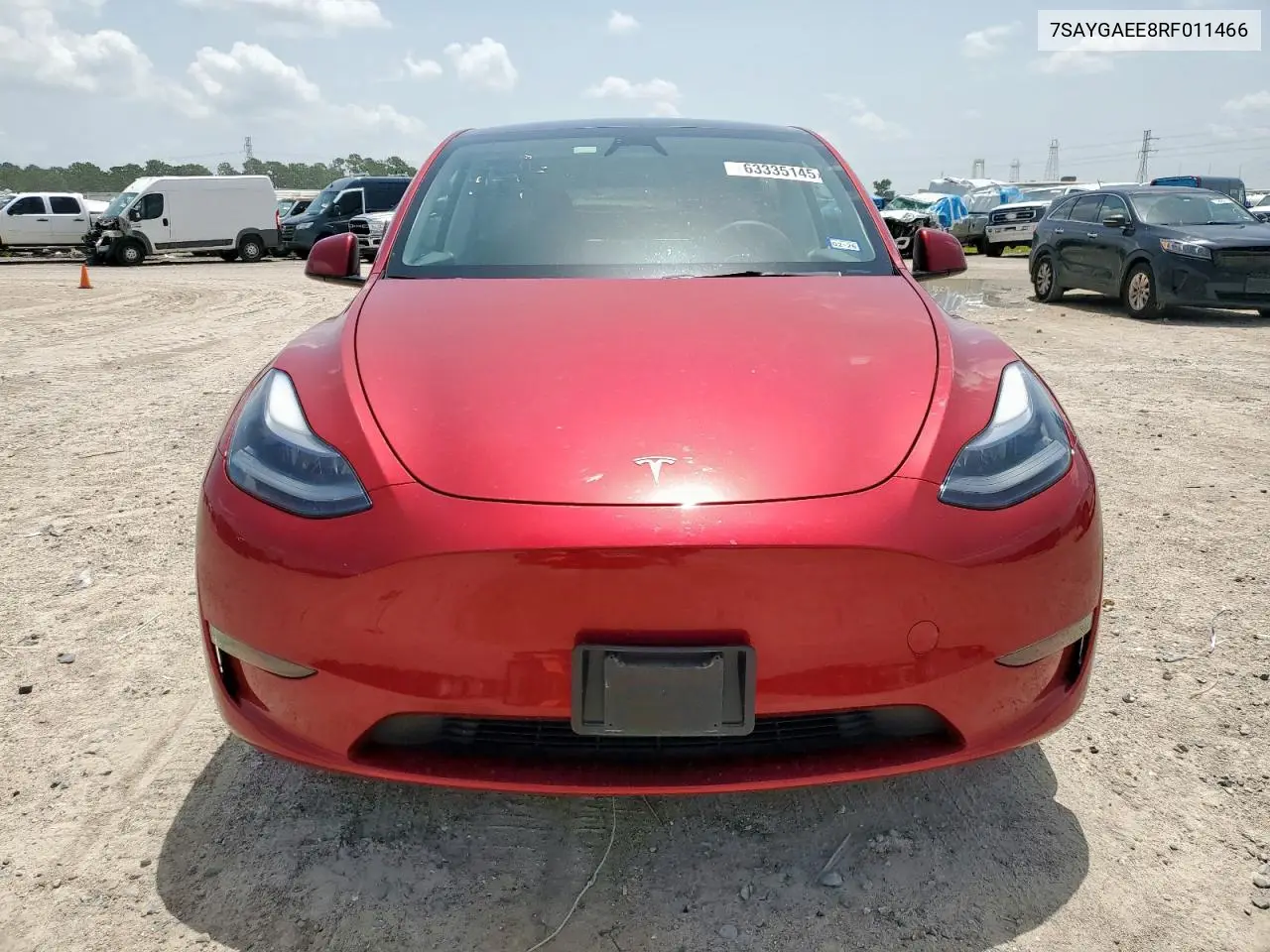 2024 Tesla Model Y VIN: 7SAYGAEE8RF011466 Lot: 63335145