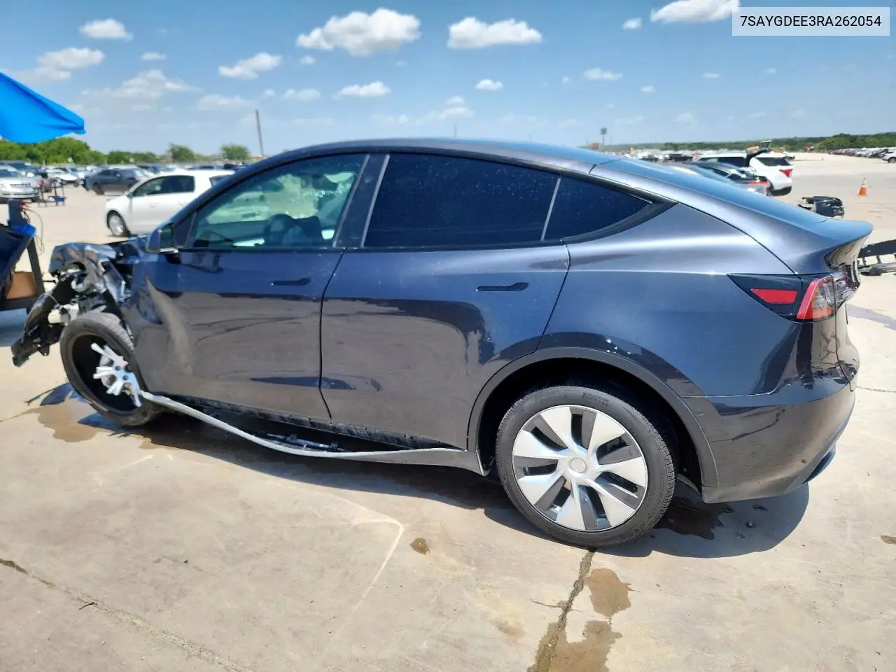 2024 Tesla Model Y VIN: 7SAYGDEE3RA262054 Lot: 64806655