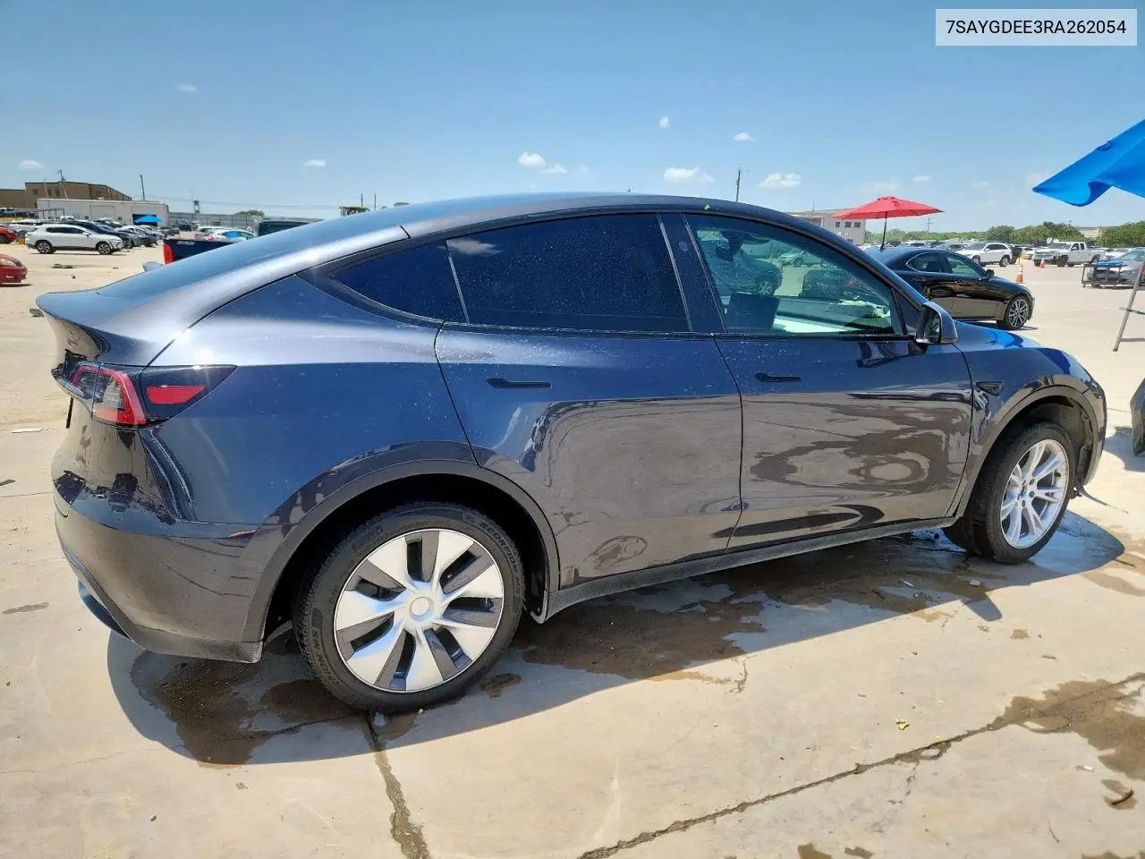 2024 Tesla Model Y VIN: 7SAYGDEE3RA262054 Lot: 64806655