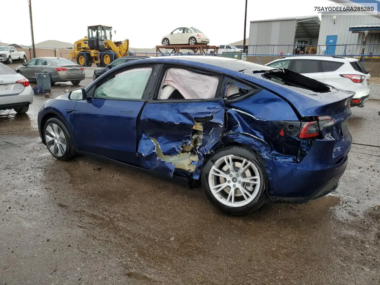 2024 Tesla Model Y VIN: 7SAYGDEE6RA285280 Lot: 65092485