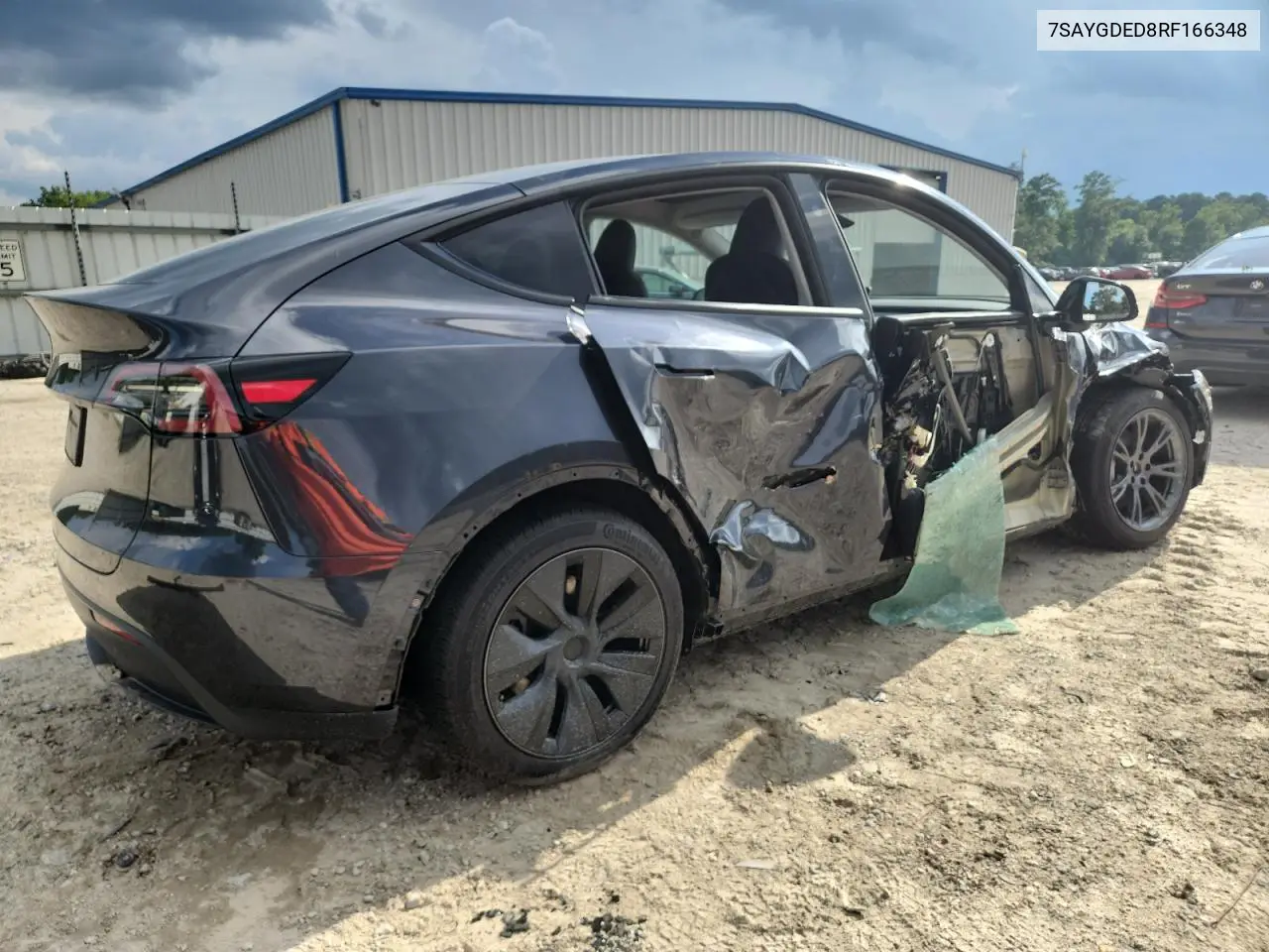 2024 Tesla Model Y VIN: 7SAYGDED8RF166348 Lot: 65170815