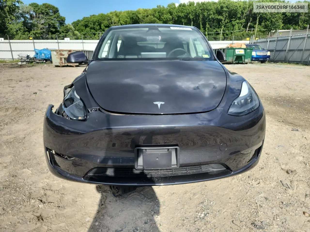 2024 Tesla Model Y VIN: 7SAYGDED8RF166348 Lot: 65170815