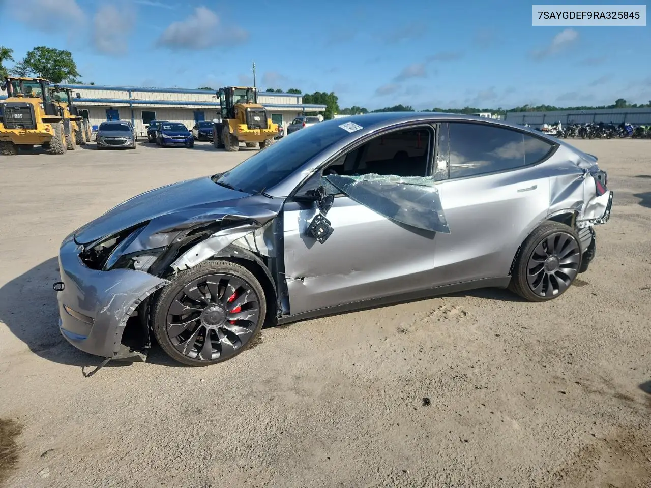 2024 Tesla Model Y VIN: 7SAYGDEF9RA325845 Lot: 65311655