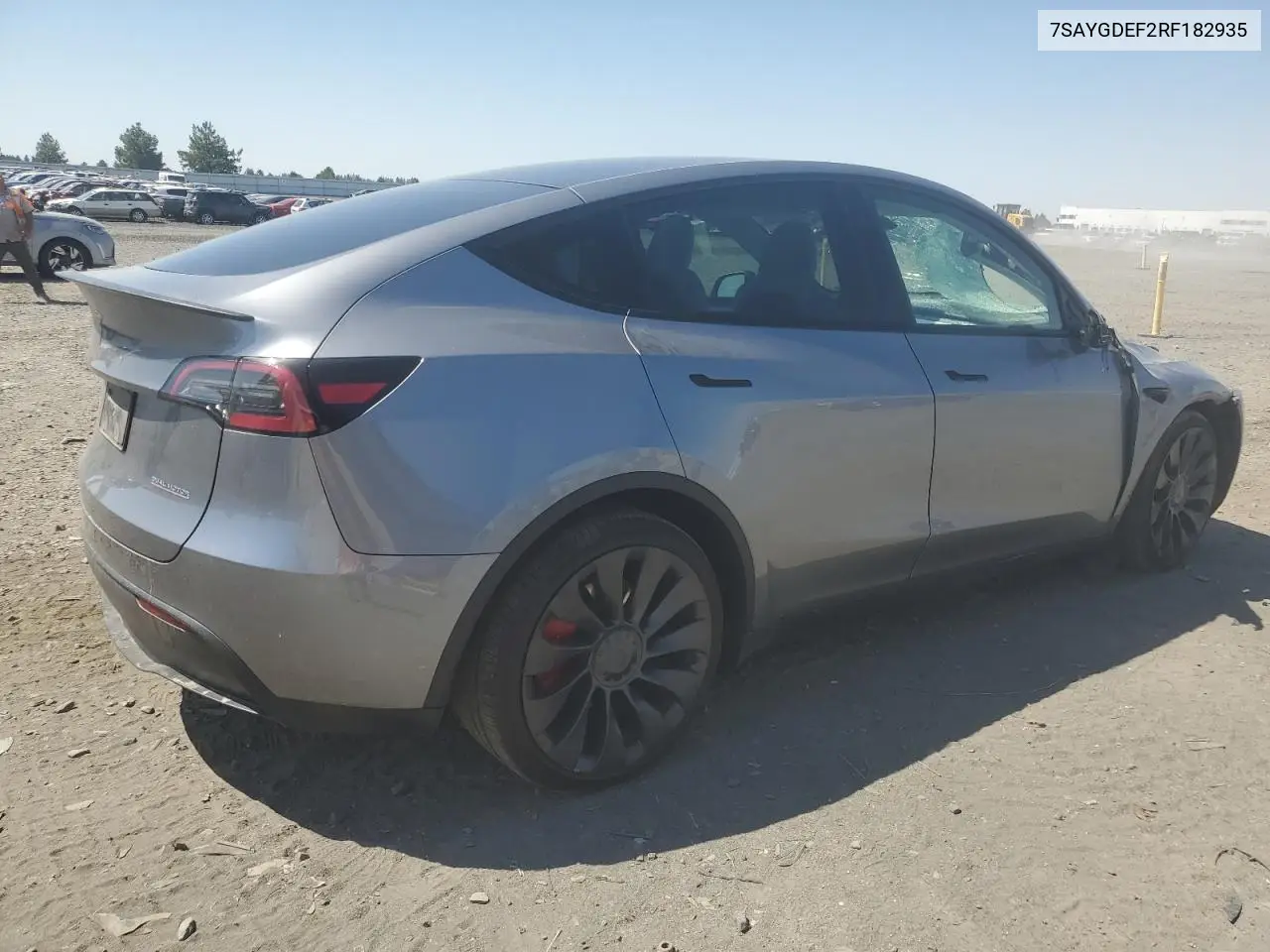 2024 Tesla Model Y VIN: 7SAYGDEF2RF182935 Lot: 65458995