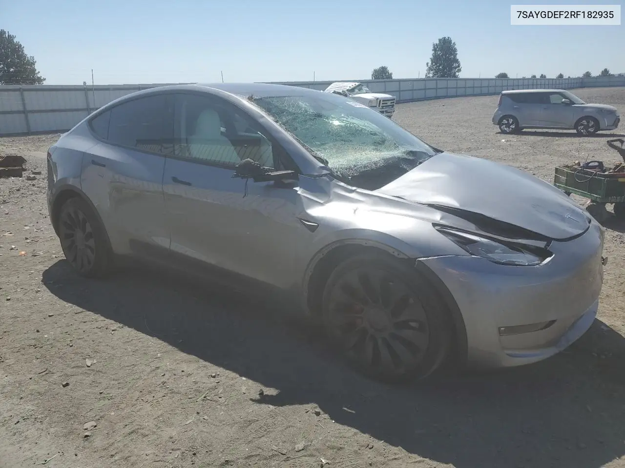 2024 Tesla Model Y VIN: 7SAYGDEF2RF182935 Lot: 65458995
