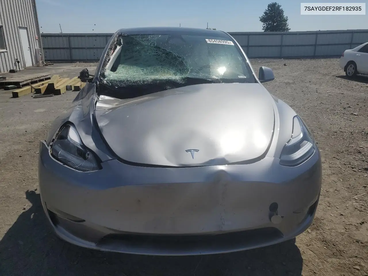 2024 Tesla Model Y VIN: 7SAYGDEF2RF182935 Lot: 65458995
