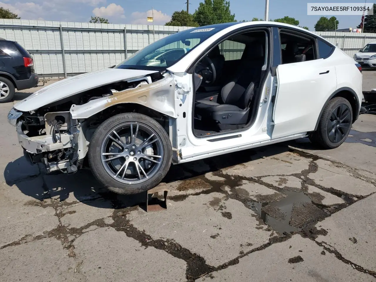 2024 Tesla Model Y VIN: 7SAYGAEE5RF109354 Lot: 65518555