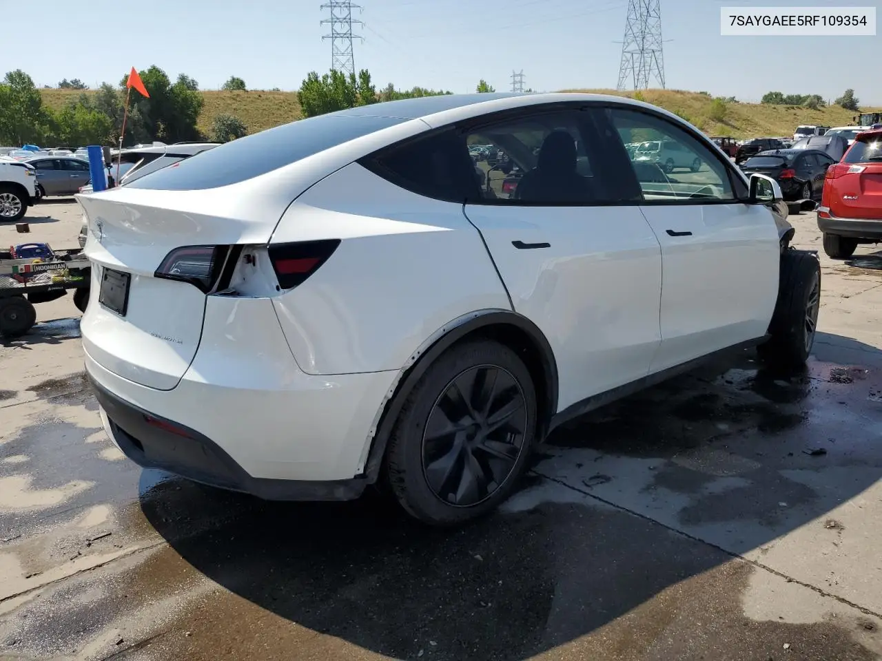 2024 Tesla Model Y VIN: 7SAYGAEE5RF109354 Lot: 65518555