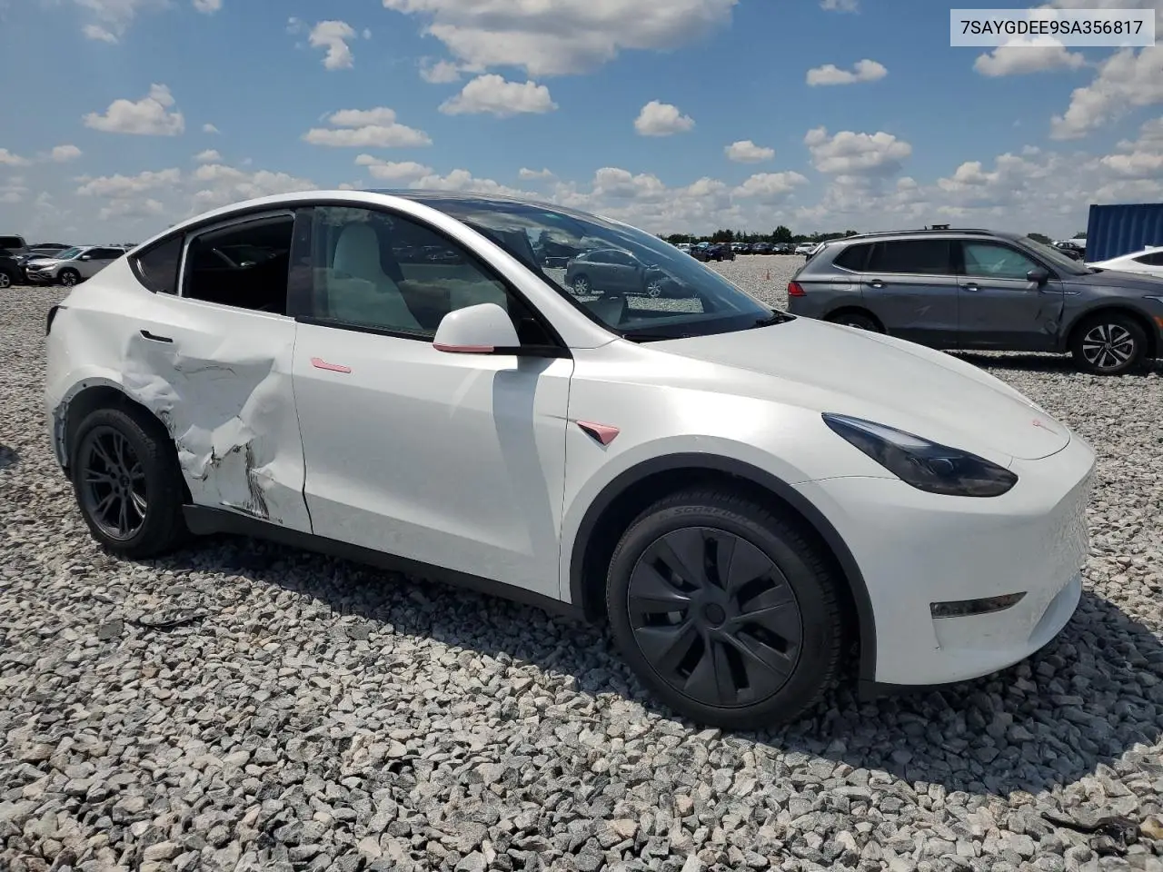 2025 Tesla Model Y VIN: 7SAYGDEE9SA356817 Lot: 56865615