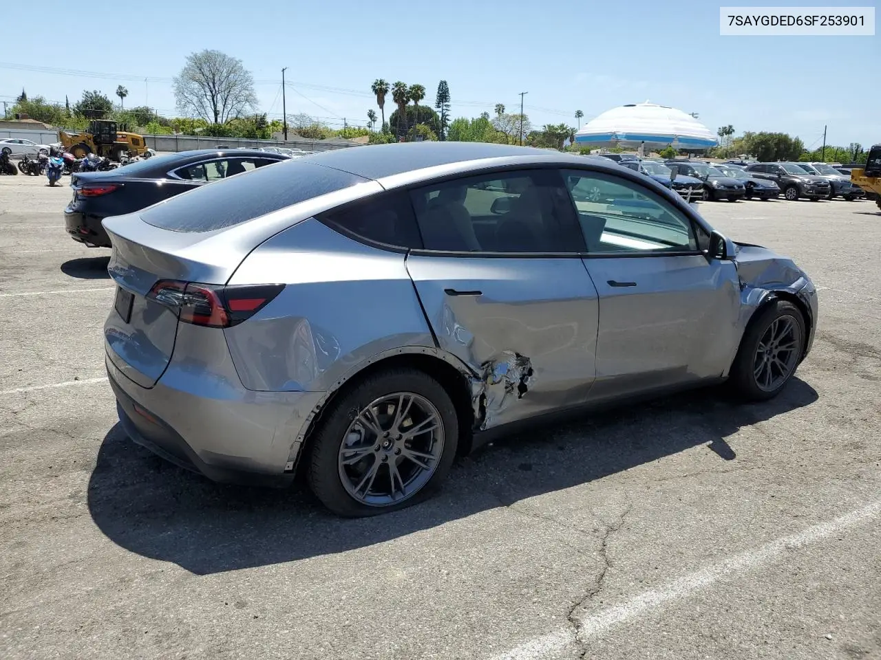 2025 Tesla Model Y VIN: 7SAYGDED6SF253901 Lot: 57075245