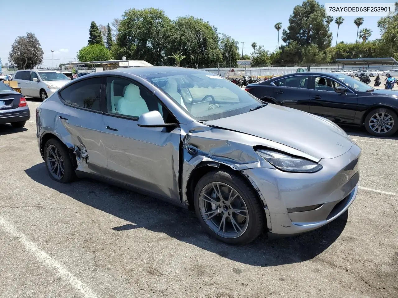 2025 Tesla Model Y VIN: 7SAYGDED6SF253901 Lot: 57075245