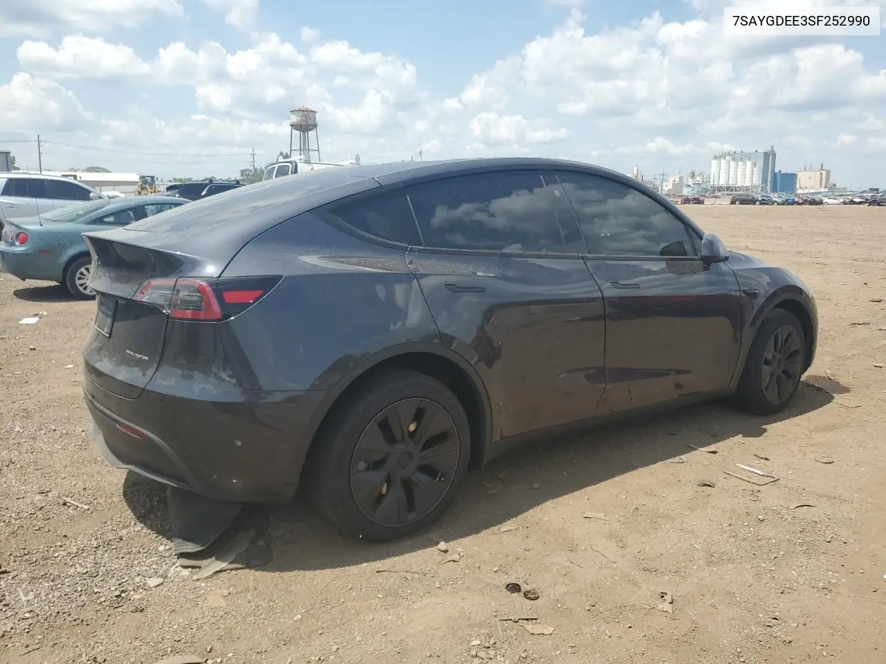 2025 Tesla Model Y VIN: 7SAYGDEE3SF252990 Lot: 59916775