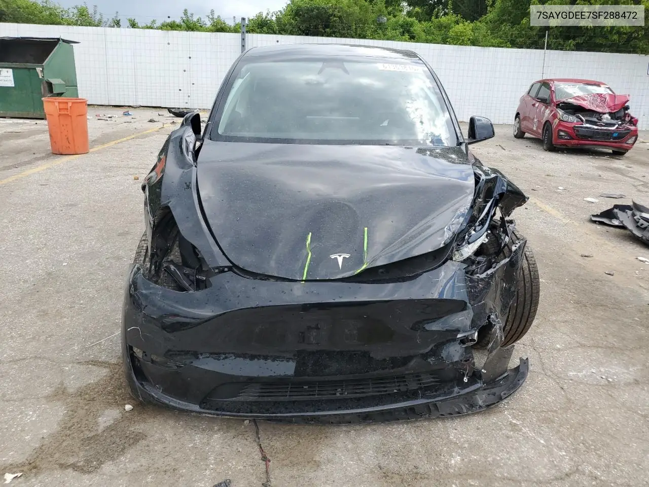 2025 Tesla Model Y VIN: 7SAYGDEE7SF288472 Lot: 61363815