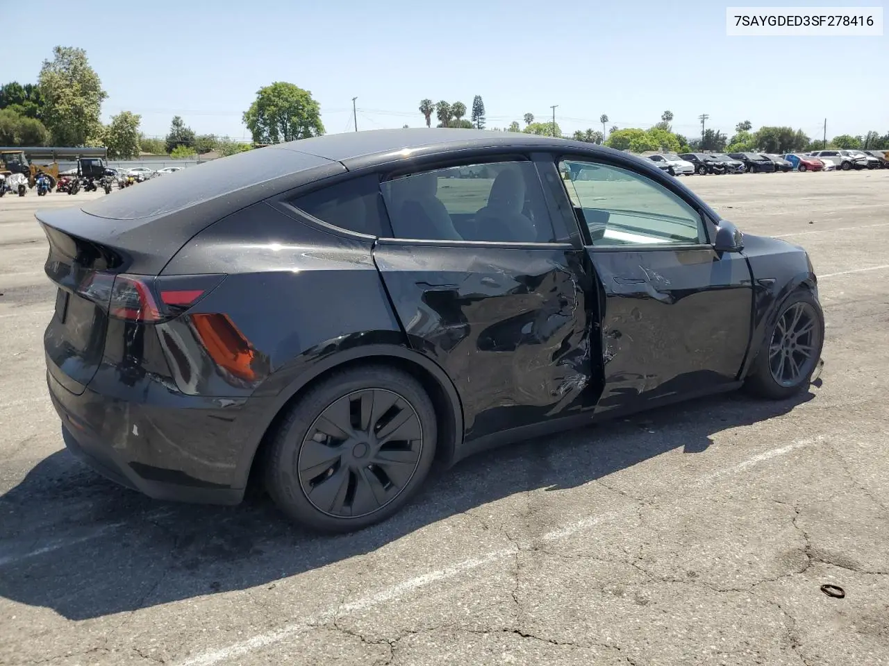 2025 Tesla Model Y VIN: 7SAYGDED3SF278416 Lot: 61863155
