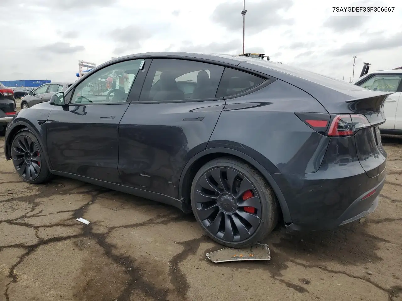 2025 Tesla Model Y VIN: 7SAYGDEF3SF306667 Lot: 62927505