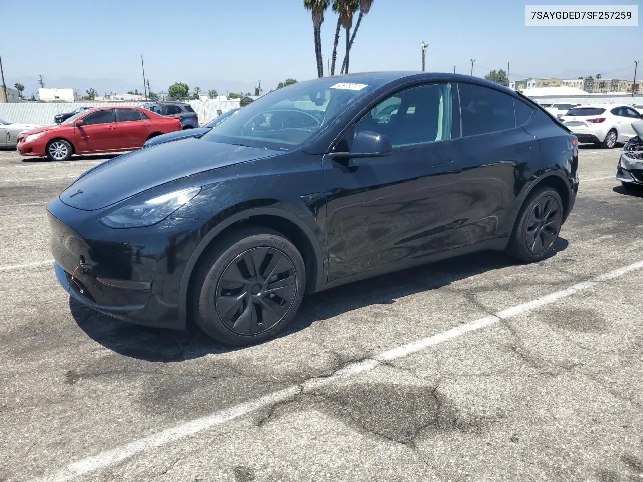 2025 Tesla Model Y VIN: 7SAYGDED7SF257259 Lot: 62929315