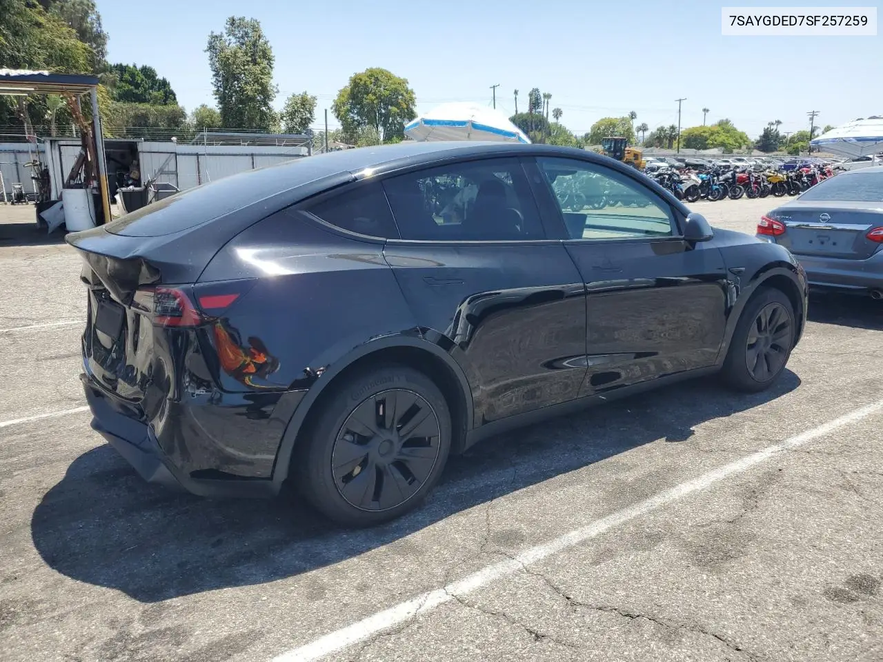 2025 Tesla Model Y VIN: 7SAYGDED7SF257259 Lot: 62929315