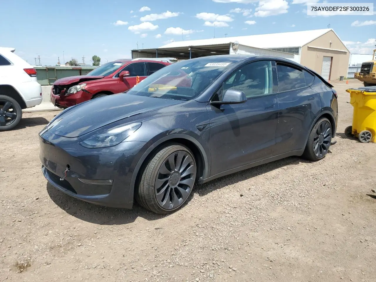 2025 Tesla Model Y VIN: 7SAYGDEF2SF300326 Lot: 63039455
